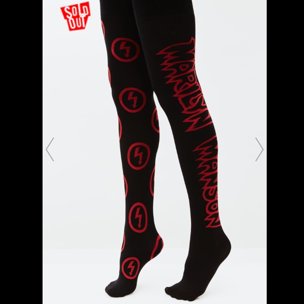killstar limited edition, “marilyn manson” socks🖤